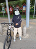 洛克兄弟兒童騎行頭盔青少年自行車(chē)頭盔風(fēng)鏡男女山地公路車(chē) 鈦色 曬單實(shí)拍圖
