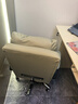 錦汐電腦椅人體工學(xué)椅子家用辦公椅商務(wù)老板椅久坐舒服書房沙發(fā)靠背椅 淺灰色-耐磨皮【大角度可躺】 曬單實拍圖