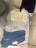 班喜迪【愛心裝飾】女童褲子夏裝新款兒童洋氣公主休閑褲寶寶微喇七分褲 曬單實拍圖