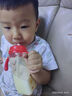 M&M吸管杯兒童喝奶杯防漏吸管奶瓶1-3歲-6歲進口PPSU耐摔學飲奶瓶 萌虎款 240ml +直飲嘴 曬單實拍圖