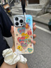 圣圖朗創(chuàng  )意點(diǎn)鉆油畫(huà)笑臉適用iPhone16promax蘋(píng)果15新款手機殼13全包個(gè)性12閃粉鏡頭女11支架14防摔保護套 白底愛(ài)心笑臉【開(kāi)心發(fā)財】閃粉鏡頭支架  iPhone 16 pro max 曬單實(shí)拍圖