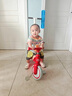 倍貝樂(lè)兒童三輪車1-3-6歲腳踏車平衡車寶寶兒童自行車溜溜車帶燈光音樂(lè) 高配紅 【燈光音樂(lè)+EVA靜音輪】 推騎兩用/周歲生日禮物 曬單實(shí)拍圖