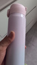 波比熊簡(jiǎn)約隨身保溫杯女士便攜直飲水杯男士學(xué)生304不銹鋼車(chē)載保暖杯子 亞米漸變粉+杯刷 500ml 曬單實(shí)拍圖