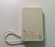 小米（MI）【3C認證】磁吸支架充電寶 10000 7.5W 淺咖色 可上飛機 有線無線自在充電 iPhone安卓可用 曬單實拍圖