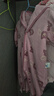 迷你巴拉巴拉嬰兒連體衣棉服外出幼兒衣服保暖雙面絨兩面穿外套2025冬新款 紫色調00377 90cm 曬單實(shí)拍圖