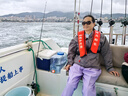 熊火女士下水褲趕海裝備大人水褲下半身涉水服全身防水雨褲帶雨鞋連體 女款粉色下水褲【3D修身】 38碼 曬單實(shí)拍圖
