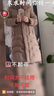 鴨鴨（YAYA）中年媽媽冬裝中長(cháng)款羽絨服2025新款冬季中老年大毛領(lǐng)女款氣質(zhì)外套 曬單實(shí)拍圖