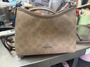 蔻馳（COACH）LAUREL 19女包流浪包新款包包輕奢風(fēng)單肩包腋下包禮物女 沙黃色/灰褐色CBH15SVPWH 曬單實(shí)拍圖