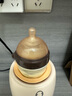 康巴豆奶嘴適配世喜斷奶大奶瓶配件重力球學(xué)飲杯鴨嘴奶瓶蓋四喜替換吸管 一體吸管奶嘴【中十字孔10月+】 曬單實(shí)拍圖