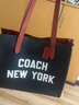 蔻馳（COACH）奧萊男士COACH圖案RELAY 34號單肩包手提包托特包 New York圖案 曬單實拍圖