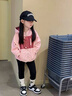 凌卡戚女童外套春秋2025新款寶寶上衣女孩洋氣夾克兒童沖鋒外套網(wǎng)紅同款 三扣小門襟外套 50 建議身高30cm左右 曬單實(shí)拍圖