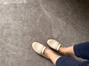 森達樂(lè )福鞋女秋冬新款商場(chǎng)同款時(shí)尚簡(jiǎn)約舒適軟面休閑可可鞋4CF25AA4 米色 38 曬單實(shí)拍圖