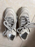 莎萊茜（SALAXI）2025新款璀璨之星潮牌情侶老爹鞋男厚底增高真皮休閑運動(dòng)氣墊鞋女 純灰色 41 【男款】 曬單實(shí)拍圖