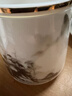PAKCHOICE茶杯茶水分離陶瓷杯帶蓋辦公室杯羊脂玉水杯送長(cháng)輩父親禮物泡茶杯 曬單實(shí)拍圖
