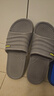 酷趣coqui居家簡(jiǎn)約浴室拖鞋男女士沙灘洗澡涼拖CQ-7922 隕石灰 42-43 (250mm) 適合41-42 曬單實(shí)拍圖