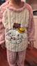 LangSha2025新款秋冬季兒童珊瑚絨睡衣加絨加厚公主法蘭絨女童家居服套裝 曬單實(shí)拍圖