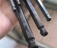 得力（deli）發(fā)黑防銹高硬度內(nèi)六角扳手套裝六邊形六棱角扳手組合9件套裝  曬單實(shí)拍圖