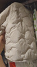 雅鹿童裝寶寶羽絨服輕薄款女童冬1-3歲小童2025新款A(yù)類中大童學(xué)生校服內(nèi)膽 米白色 100 （A類） 曬單實拍圖