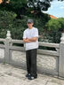 Foss Phil黑色機(jī)能風(fēng)褲男春秋季休閑直筒高級感防風(fēng)軟殼沖鋒褲2028黑色L 曬單實(shí)拍圖