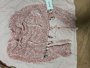 UR2025秋季新款女裝鏤空肌理感系帶貝殼流蘇針織衫UYL950070 淺粉色 L 曬單實(shí)拍圖
