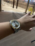 瑞士認證歐米茄手表男士全自動(dòng)機械表防水夜光陀飛輪鏤空專(zhuān)用男表 間金白面 曬單實(shí)拍圖
