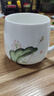 束氏政府補貼高溫瓷大容量茶水分離杯手繪陶瓷杯泡茶杯辦公杯七夕禮物 曬單實拍圖