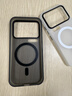 ESCASE適用小米17ProMax手機殼磁吸xiaomi17promax全包保護套IML磨砂半透軟邊防摔防滑防指紋簡(jiǎn)約透黑 曬單實(shí)拍圖