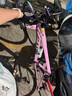 坎普（CAMP）RADON 公路車(chē)鋁合金順泰18變速單車(chē)圈剎運動(dòng)賽車(chē)碳纖維前叉自行車(chē) 粉色 18速 480碼 曬單實(shí)拍圖