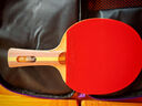 紅雙喜 二星級乒乓球拍橫直拍套裝H2（橫直 附拍包乒乓球） 曬單實(shí)拍圖