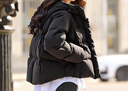 森馬（Semir）輕松羽絨|羽絨服女寬松連帽面包服冬防潑水防風(fēng)外套101724113045 曬單實(shí)拍圖