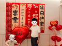 花羽夢老人壽宴布置60歲生日70祝壽80過大壽裝飾背景墻條幅中式場景掛布 福如東海條幅套餐B（6條+氣球） 曬單實拍圖