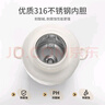英氏（YEEHOO）兒童保溫杯寶寶吸管水杯兒童水杯小學(xué)生上學(xué)專(zhuān)用喝水背帶嬰兒保溫 奶咖色 500ml 曬單實(shí)拍圖
