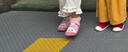 kids.ing女童鞋帆布鞋小童寶寶鞋子貓咪卡通兒童休閑鞋幼兒園板鞋 粉色 28 曬單實(shí)拍圖