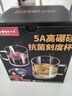 歐樂多德國玻璃水杯大號茶杯帶蓋高硼硅玻璃杯刻度泡茶杯微波爐牛奶杯子 【800ml】雙刻度+杯墊+蓋+勺 曬單實拍圖