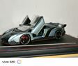 活石蘭博基尼車(chē)模合金汽車(chē)模型仿真限量版手辦男生生日禮物跑車(chē)模型 蘭博毒藥【銀】+皮質(zhì)底座防塵罩 仿真高檔退伍禮物2025火的玩具10歲 曬單實(shí)拍圖
