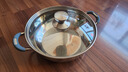 美廚（maxcook）316不銹鋼火鍋28cm 湯鍋火鍋復(fù)底帶蓋 燃?xì)怆姶艩t通用 MCT1969 曬單實(shí)拍圖