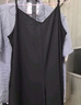 無印良品（MUJI） 女式 易干彈力泡泡紗 背帶褲 女裝夏季連體褲吊帶BC2JRA4S 黑色 M （160/84A） 曬單實(shí)拍圖