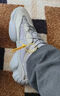 阿迪達斯yeezy500白玉石椰子青少年學(xué)生運動(dòng)休閑鞋IE4783 37 曬單實(shí)拍圖