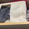 登比布藝收納箱衣服棉被整理箱玩具衣物儲物箱百納箱 米色66L2只裝 曬單實(shí)拍圖