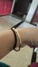 胖東來(lái)同款18k金手鐲新款18K黃金莫比烏斯999金推拉手環(huán)3D硬金半 莫比烏斯手鐲(可調節) 曬單實(shí)拍圖