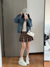 MIO【李宇春同款】米奧休閑板鞋2025秋新款厚底增高5.5cm小白鞋女 白色 36 (230mm) 曬單實(shí)拍圖