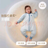 貝肽斯嬰兒睡袋胎脂皮恒溫兒童分腿睡袋嬰幼兒防踢被秋冬中厚 貝羽藍M 曬單實(shí)拍圖