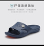 KENROLL科柔孕婦老人防滑拖鞋男女室內洗澡涼拖鞋輕便夜光款浴室拖鞋 深藍色 43-44 曬單實(shí)拍圖