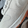 耐克（NIKE）官方SB DUNK LOW男女滑板鞋秋季膠底低幫情侶陸沖HJ0367 100淡象牙白/淡象牙白/山峰白/白 43 曬單實(shí)拍圖