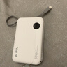 WPA【伸縮線(xiàn)】充電寶充電器插頭二合一可上飛機65W快充typec20000大容量移動(dòng)電源蘋(píng)果iPhone便攜通用 月石白【65W自帶插頭伸縮線(xiàn)】 20000毫安【可上飛機】【出行一個(gè)夠】 曬單實(shí)拍圖