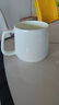 景順景德鎮(zhèn)瓷杯骨瓷簡約陶瓷杯子茶杯純白色水杯定制LOGO牛奶杯咖啡杯 尊杯400ml 曬單實(shí)拍圖