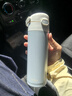 膳魔師（THERMOS）開學必備保溫杯男女士兒童保冷大容量手提暢吸杯子禮物TCKL500ml 曬單實拍圖