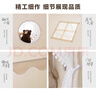 毛菇小象 MUSHROOM ELEPHANT兒童帳篷室內游戲屋生日禮物米色房子pvc桿帳篷+厚棉墊+花束+彩旗 曬單實(shí)拍圖