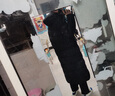ROSY FAIRY極寒羽絨服男過(guò)膝90絨加厚羽絨服男東北超厚中長(cháng)款男女羽絨服冬季 90絨長(cháng)款黑色（男女同款） M 90%絨339g體重110-130斤左右 曬單實(shí)拍圖