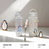 膳魔師（THERMOS）兒童保溫杯316L不銹鋼吸管杯帶杯套手提小學(xué)生上學(xué)外出便攜杯TCKL 曬單實(shí)拍圖